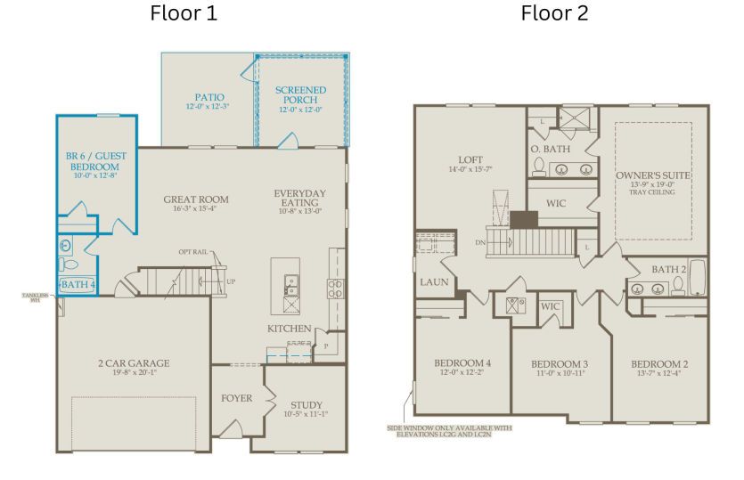 Floor Plan Level 1 & Level 2