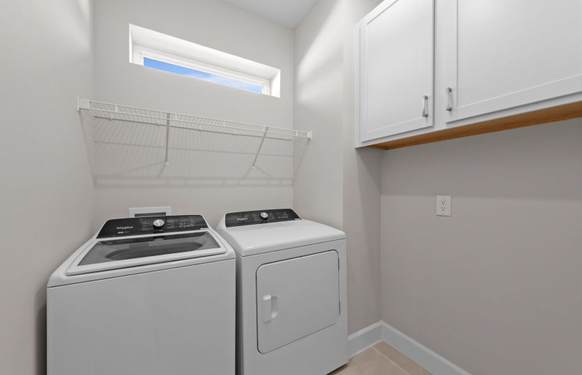 Spacious laundry