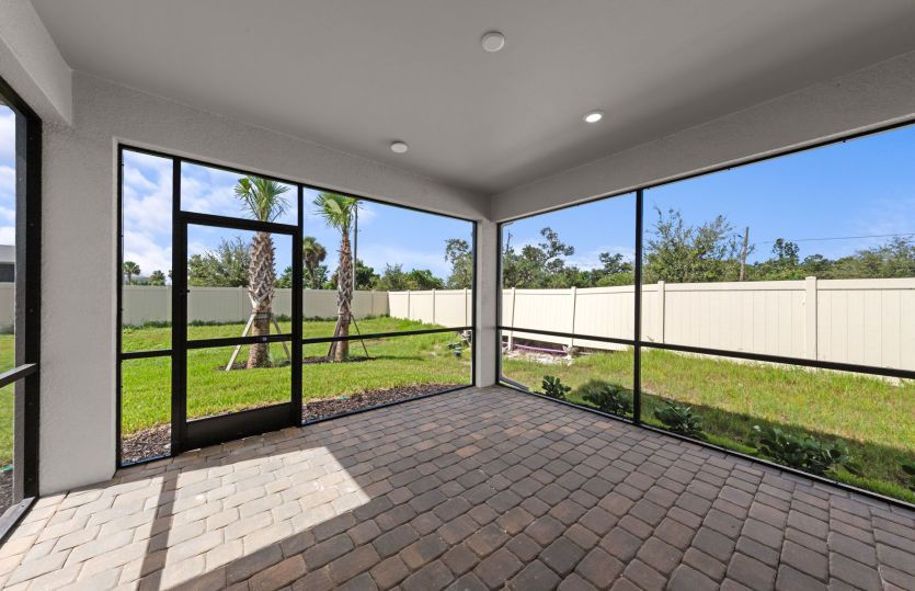 Spacious lanai
