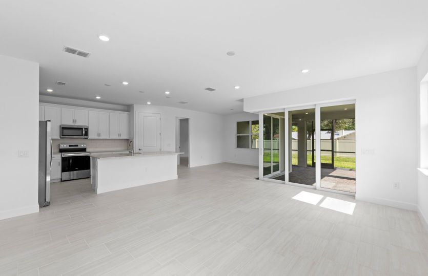 Spacious gathering room