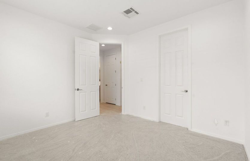 Additional bedroom with generous closet space