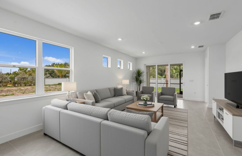 Gathering room | virtually staged for illustrative purposes