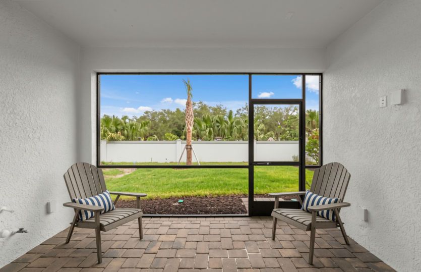 Covered lanai | virtually staged for illustrative purposes