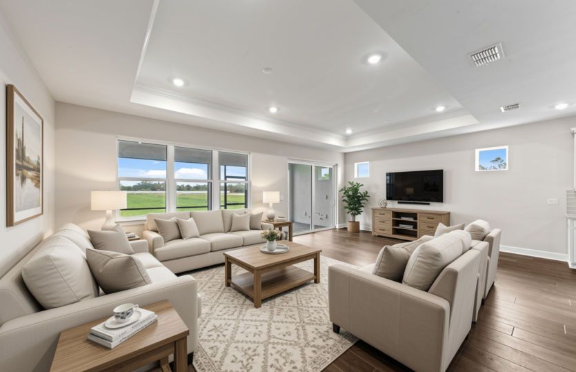 Gathering room | virtually staged for illustrative purposes