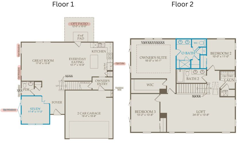 Floor Plan Level 1 & Level 2