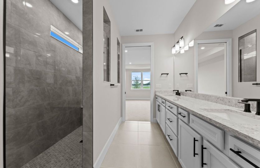Owner's bath with walk-in shower