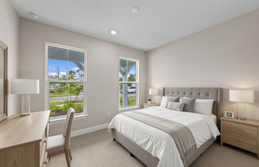 Second bedroom | virtually staged for illustrative purposes