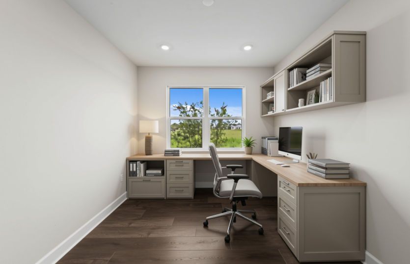 Flex room | virtually staged for illustrative purposes
