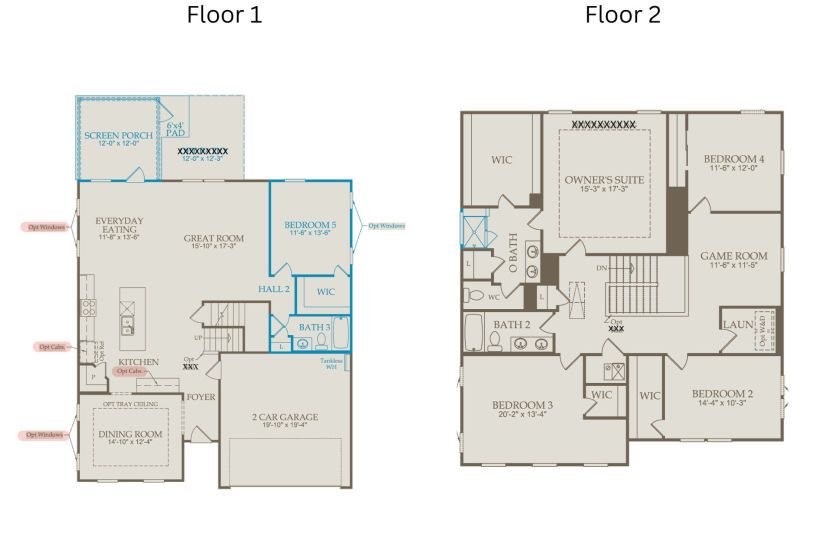 Floor Plan Level 1 & Level 2