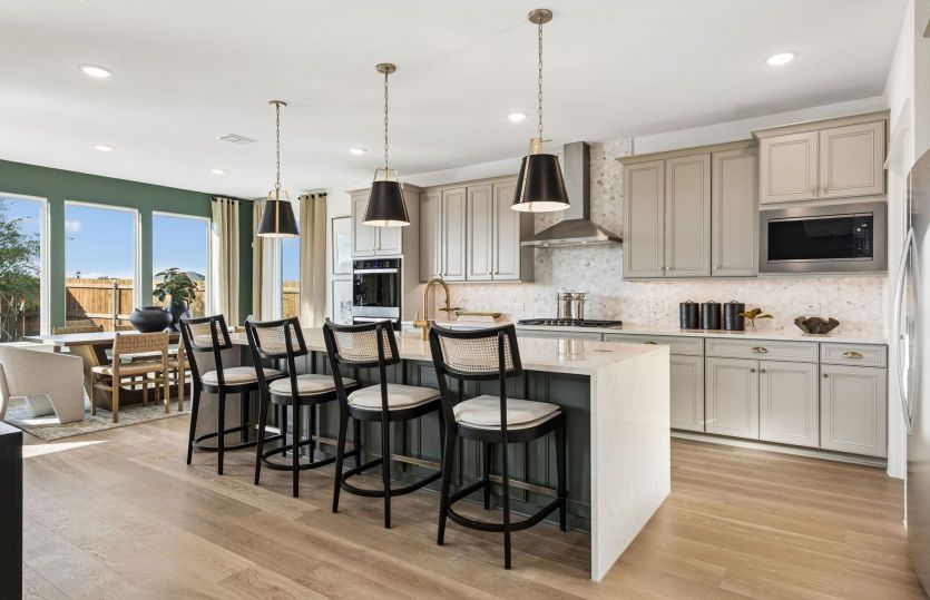 Eat in bartop kitchen island *model representation