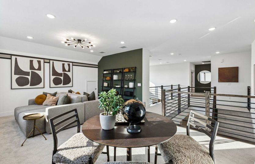 Loft on second level entry *model representation