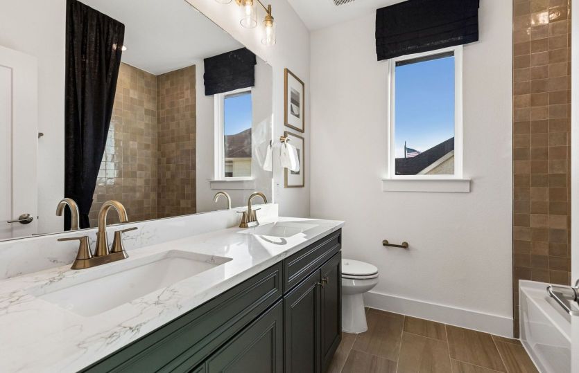 Double vanity in secondary bath*model representation