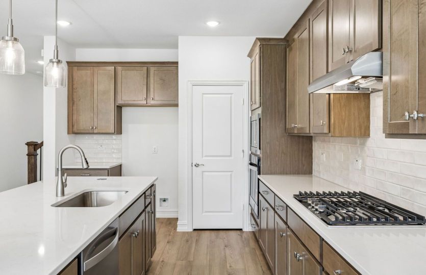 Abundant cabinet space available