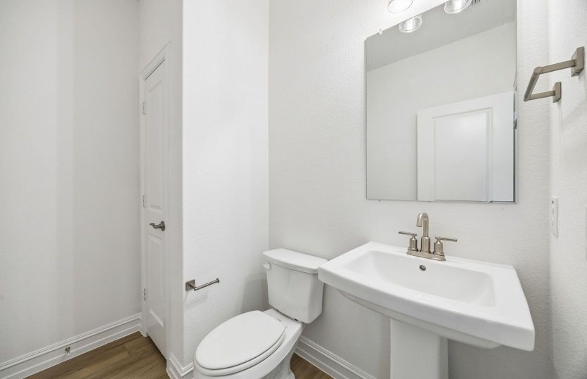 Powder bath on first level