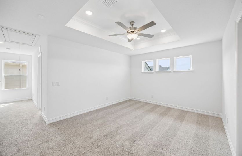 Spacious loft on second level
