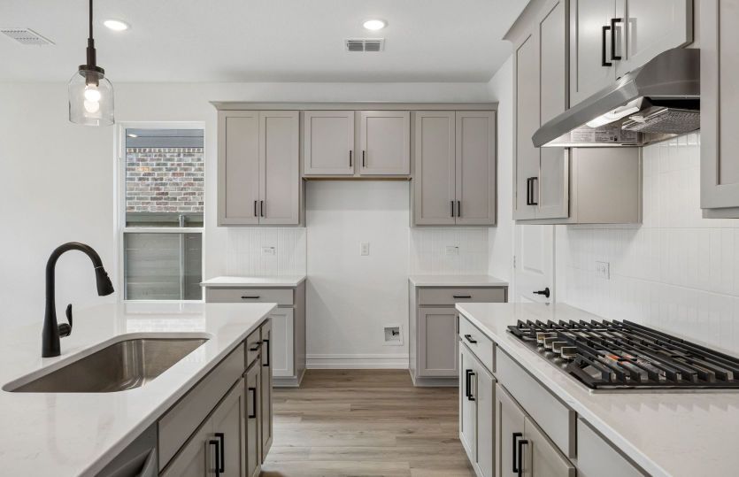 Abundant cabinet space available in kitchen