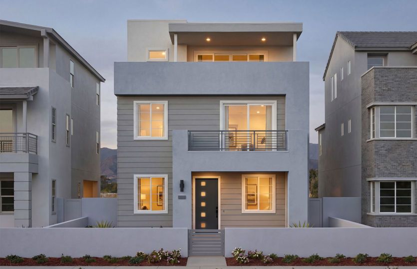 Plan 1 Contemporary Elevation (A)