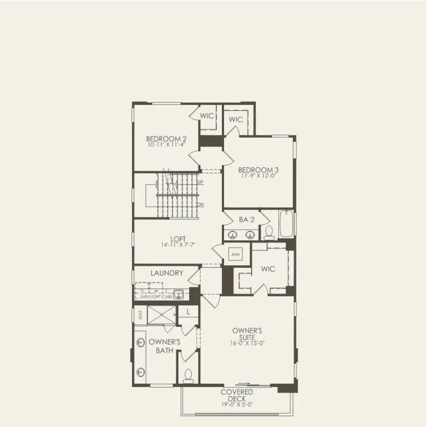 Second Floor 4 br / 3.5 ba