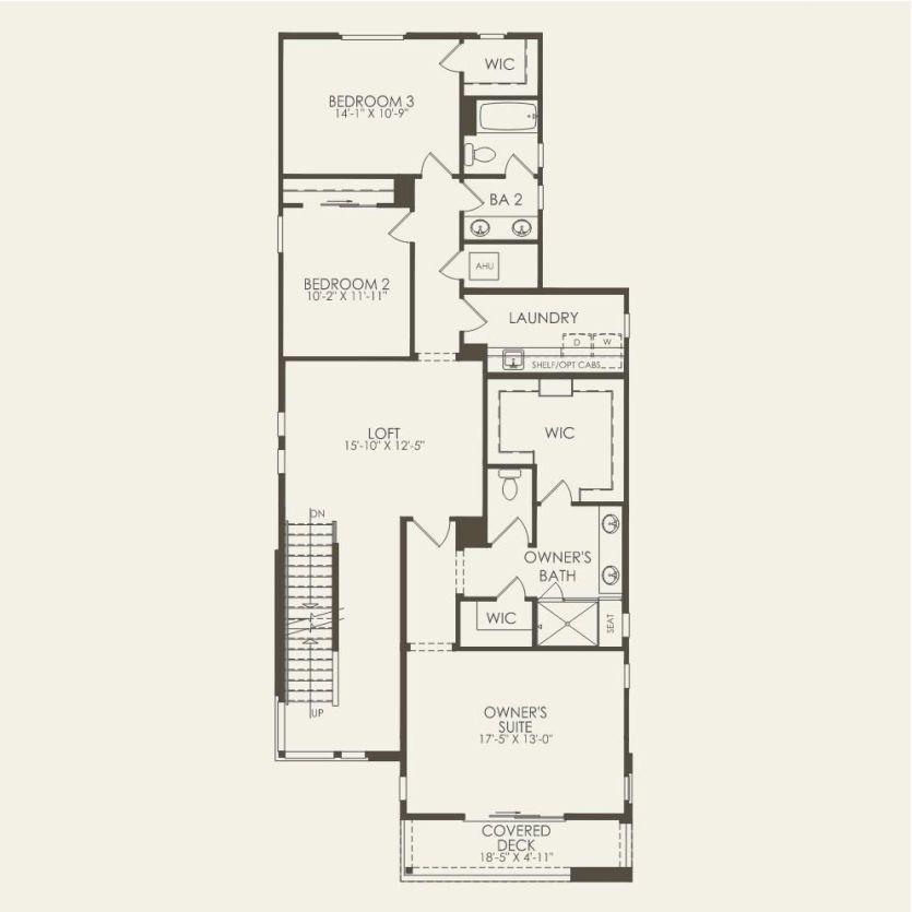 Second Floor 3 br / 2.5 ba