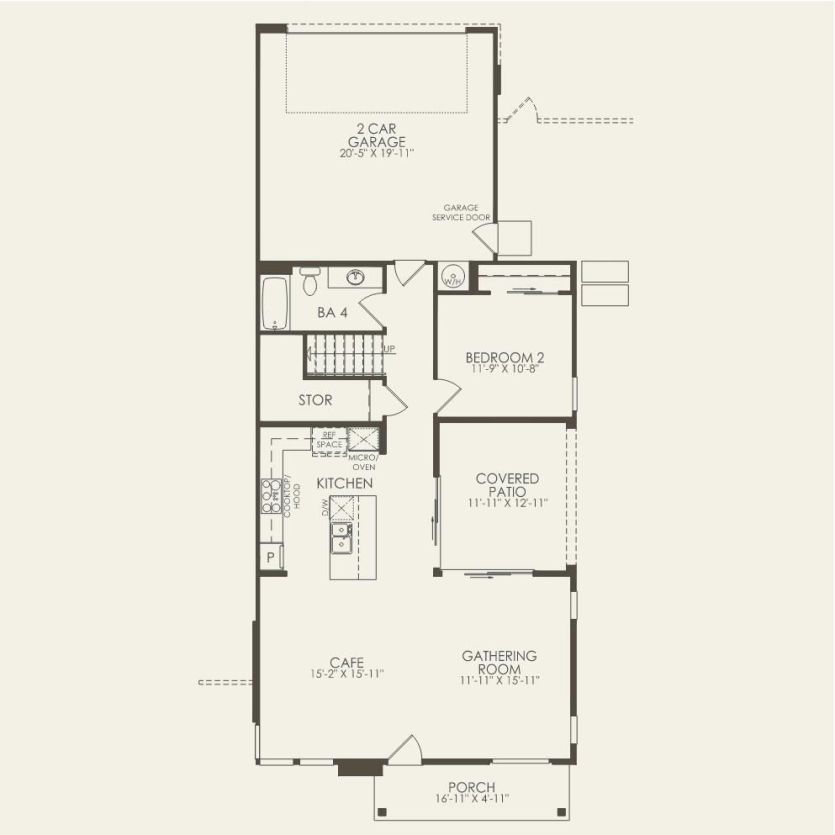 First Floor 4 br / 4.5 ba