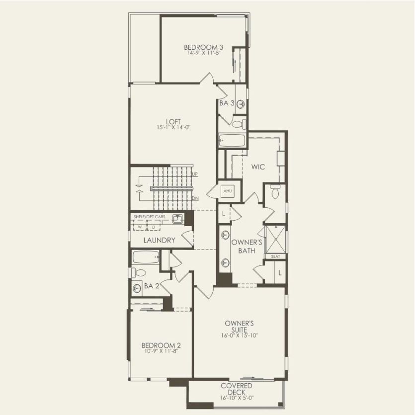 Second Floor 4 br / 4.5 ba