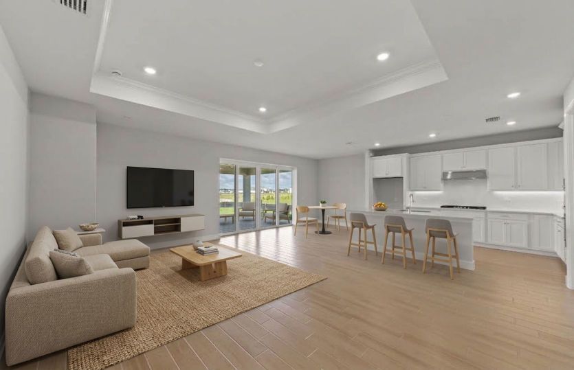 Enjoy natural lighting in the gathering room
