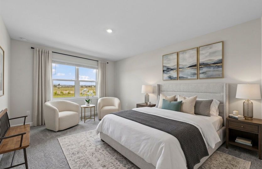 Owner's suite with walk-in closet