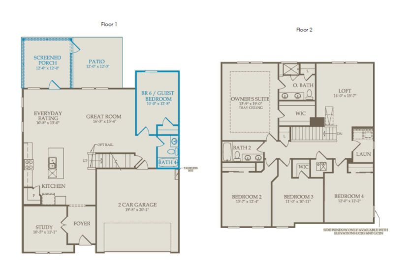 Floor Plan Level 1 & Level 2