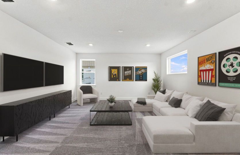 Virtually Staged - Media Room