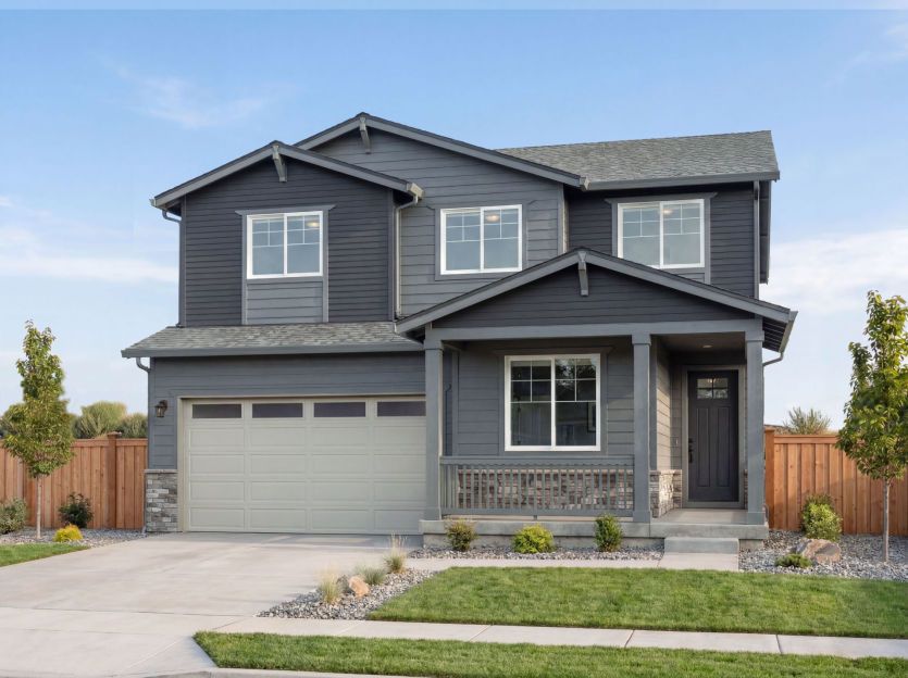 Elevation A - Modern Craftsman