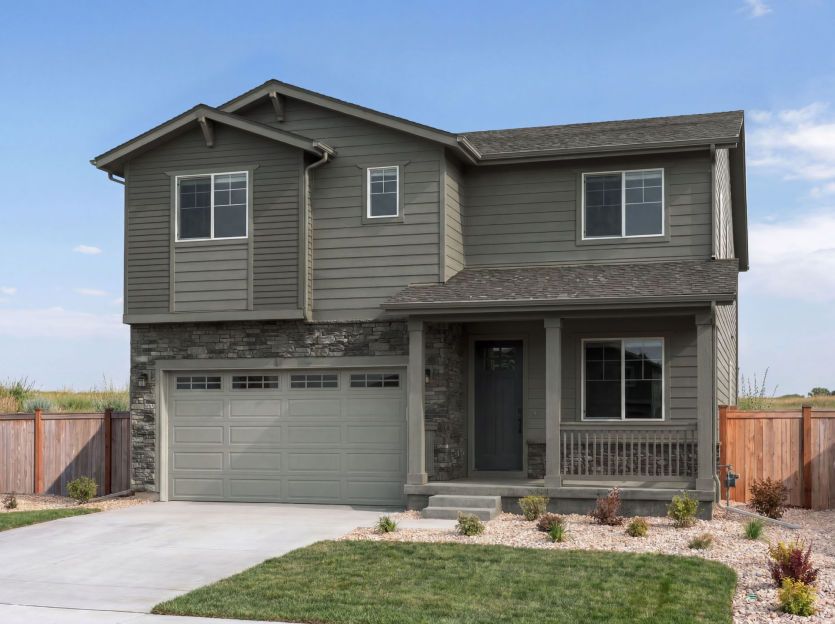 Elevation A - Modern Craftsman