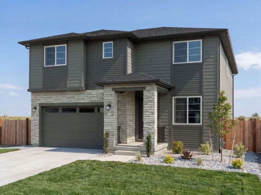 Elevation B - Modern Prairie