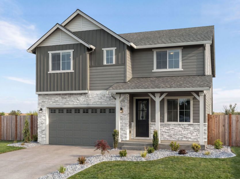 Elevation C - Modern Farmhouse