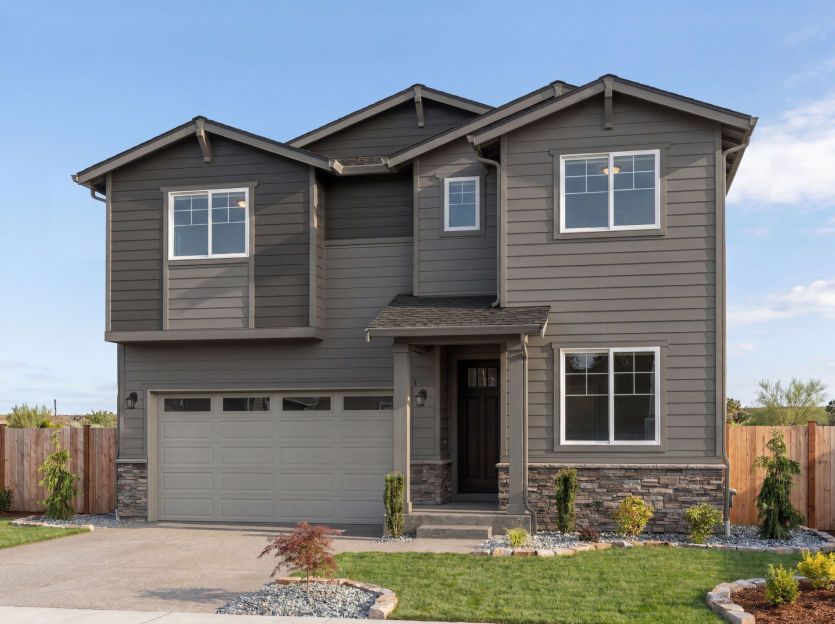 Elevation A - Modern Craftsman