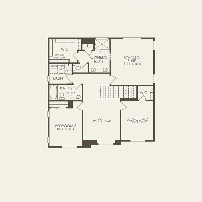 Second Floor 3 br / 2.5 ba