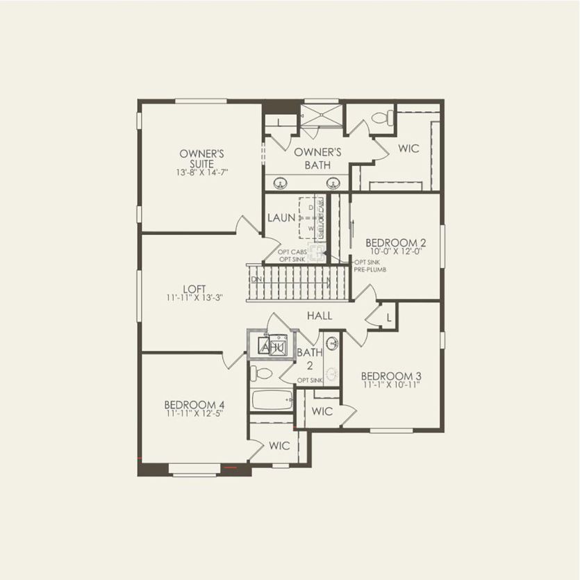 Second Floor 4 br / 2.5 ba