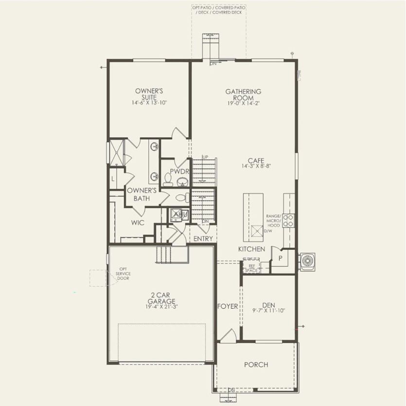 First Floor 4 br / 2.5 ba