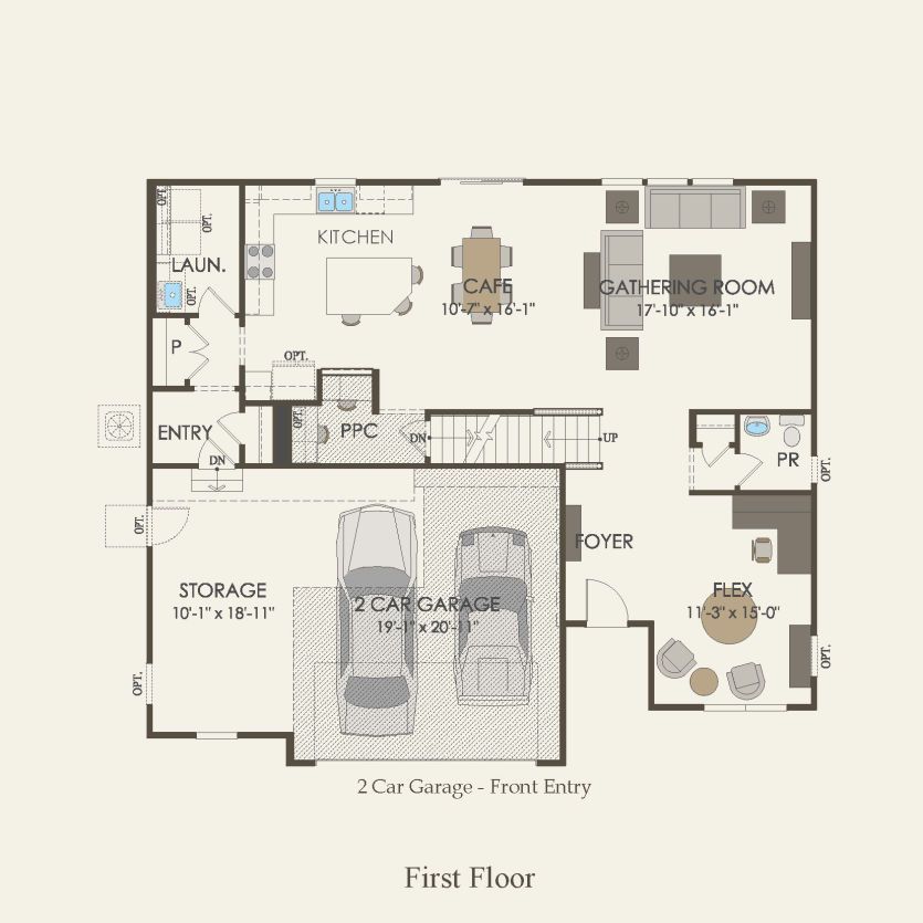 First Floor 4 br / 2.5 ba