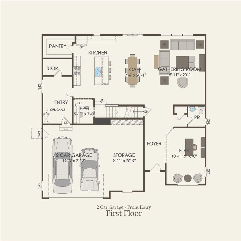 First Floor 4 br / 2.5 ba