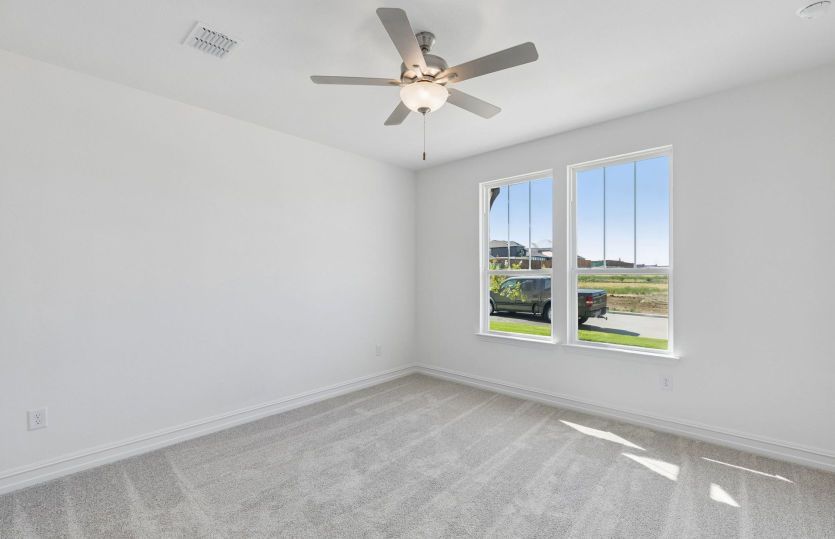 Spacious owners suite with large window