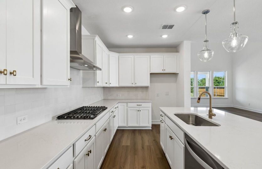 Abundant cabinet space available