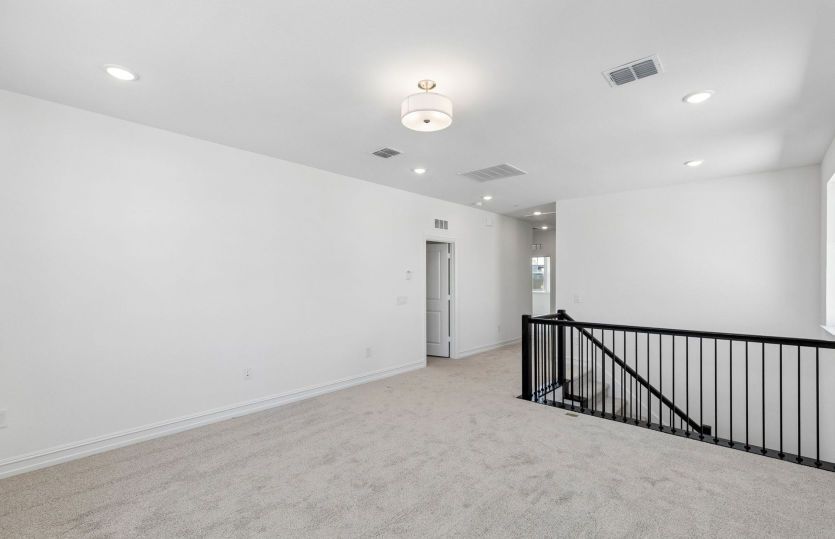 Spacious loft on second level