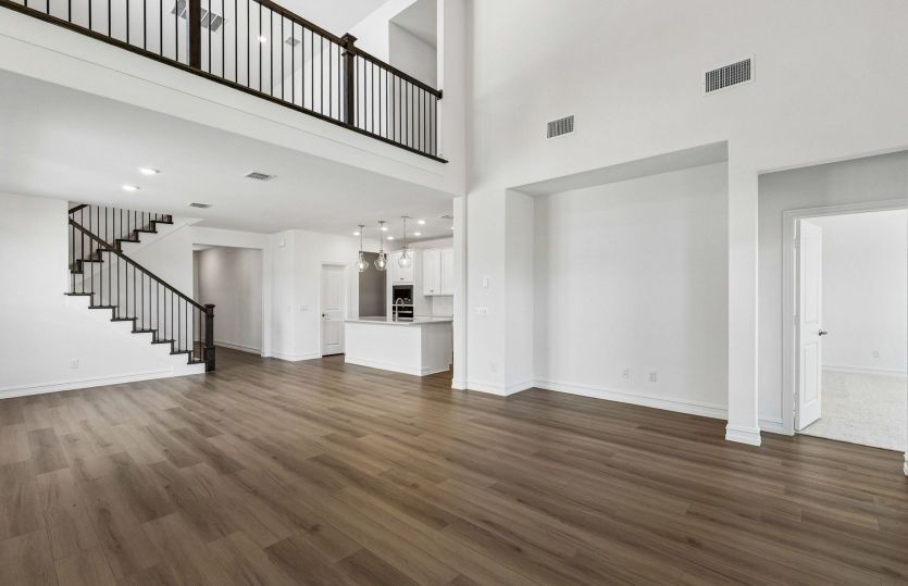 Open concept plan throughout