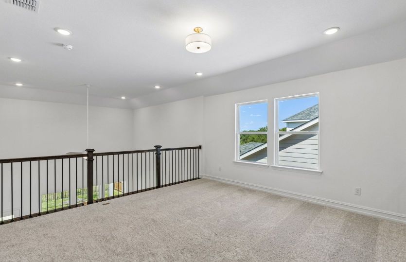 Loft on second level