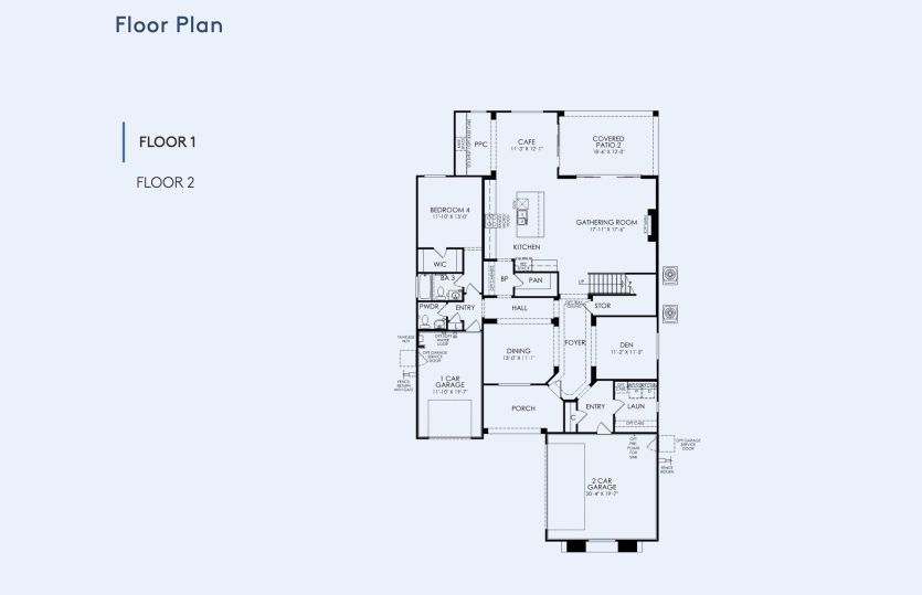 Starwood Floor Plan, Quick Move-In Home, Floor 1