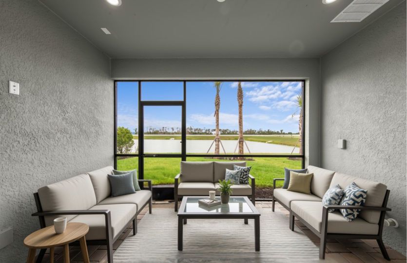 Covered lanai | virtually staged for illustrative purposes