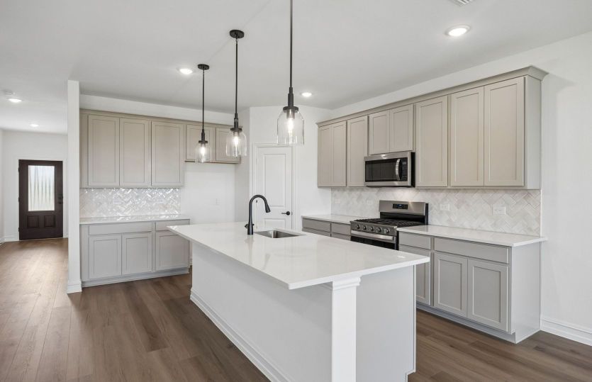Abundant cabinet space available