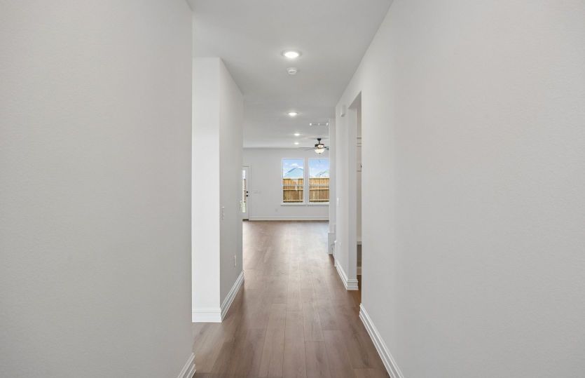 Entrance foyer to home