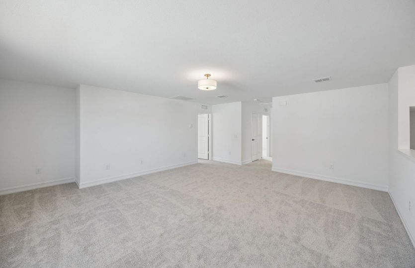 Loft on second level