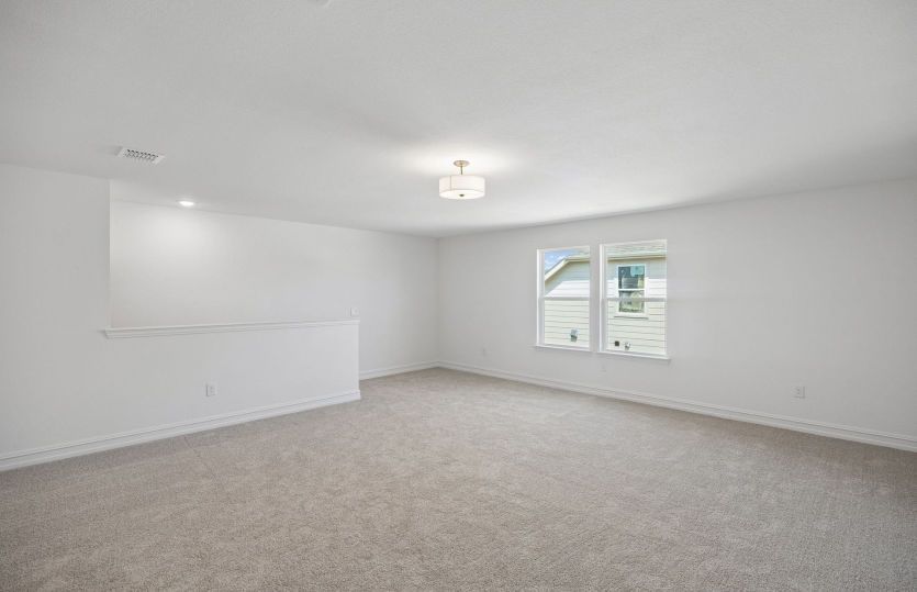 Loft on second level
